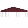 vidaXL ガゼボ用 トップカバー 3x3m 310g/m&sup2; ボルドー