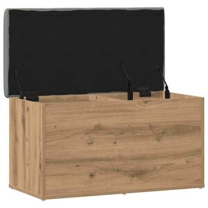vidaXL 収納ベンチ アーティザンオーク 82x42x45 cm エンジニアードウッド