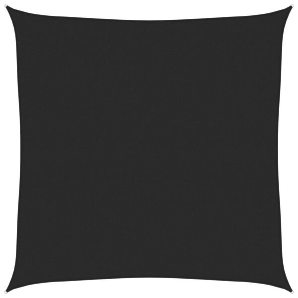 vidaXL サンシェードセイル 160g/m&sup2; ブラック 4.5x4.5m 高密度ポリエチレン