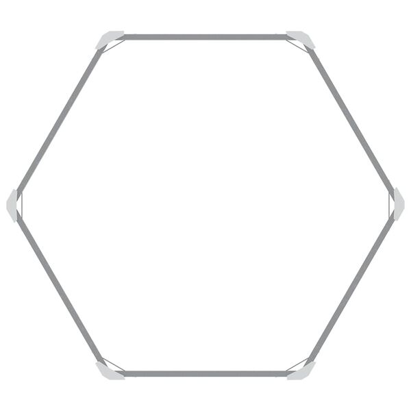 vidaXL レイズドガーデンプランター アントラシート 129x129x77cm 亜鉛メッキ鋼