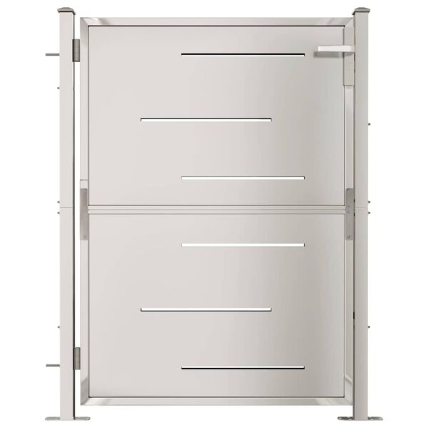 vidaXL ガーデンゲート 100x120 cm ステンレススチール