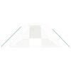 vidaXL スチールフレーム温室 ホワイト 24 m&sup2; 6x4x2 m