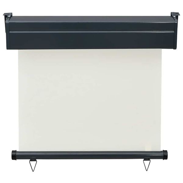 vidaXL バルコニー用 サイドオーニング 85x250cm クリーム