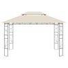 vidaXL ガゼボ 4x3x2.7m クリーム 160g/m²