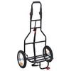vidaXL 折りたたみ式 自転車トレーラー 買い物袋付き レッド＆ブラック