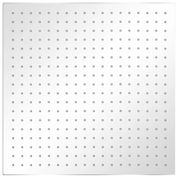 vidaXL レインシャワーヘッド ステンレススチール製 50×50cm 角型