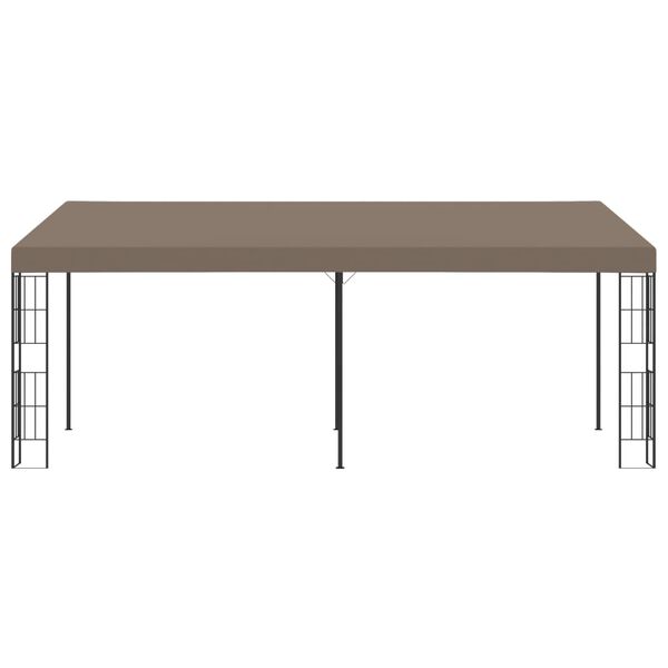 vidaXL 壁面取付型 ガゼボ 6x3m 布製 トープ