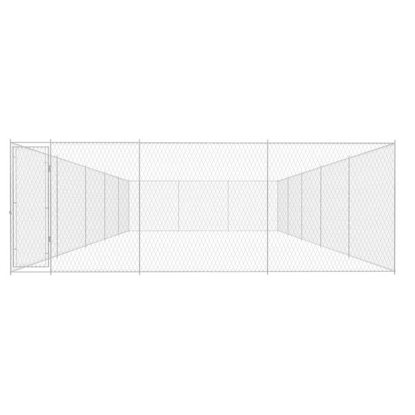 vidaXL 屋外犬小屋 亜鉛メッキ鋼製 950x570x185cm