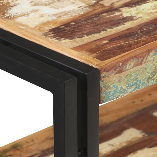 vidaXL コンソールテーブル 90x30x75cm 無垢の再生木材