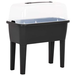 vidaXL レイズドベッド 77x38.7x82 cm PP