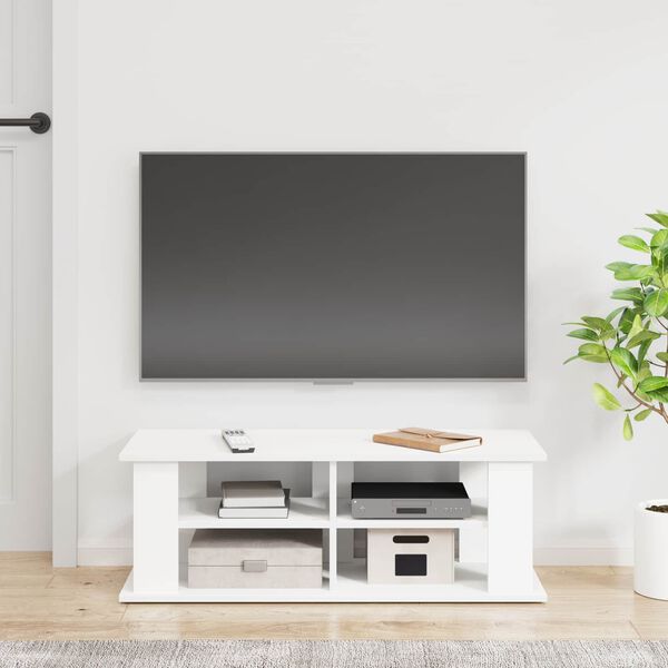 vidaXL テレビスタンド ホワイト 96 x 35 x 33.5 cm