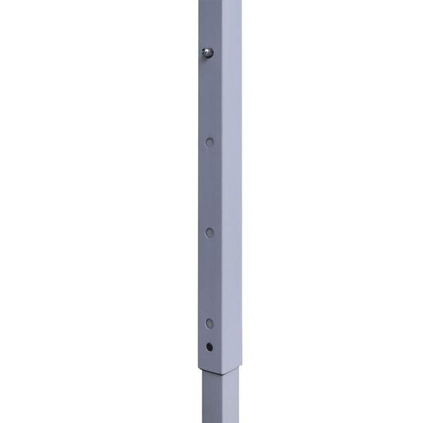 vidaXL プロ仕様 折りたたみ式パーティーテント 側壁2枚付き スチール製 2x2m クリーム