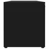 vidaXL TVキャビネット 黒色 120x34x37cm パーティクルボード