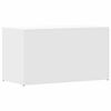 vidaXL 収納チェスト ホワイト 84x42x46 cm エンジニアリングウッド