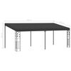 vidaXL 壁面取付型 ガゼボ 6x3x2.5m アントラシート