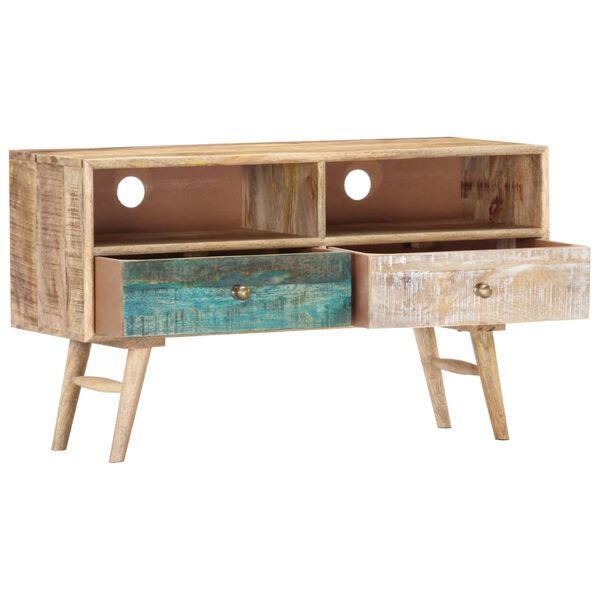 vidaXL TVキャビネット 88x30x50cm マンゴー無垢材