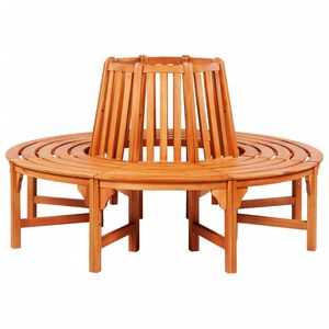 vidaXL ツリーベンチ 直径160cm 木製