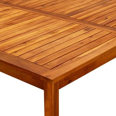 vidaXL ガーデンコーヒーテーブル 110x110x45cm アカシア無垢材