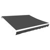 vidaXL オーニング用 交換用生地 グレー 300x250cm ポリエステル