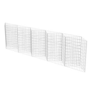 vidaXL ガビオンバスケット 亜鉛メッキ鋼製 300x30x100 cm