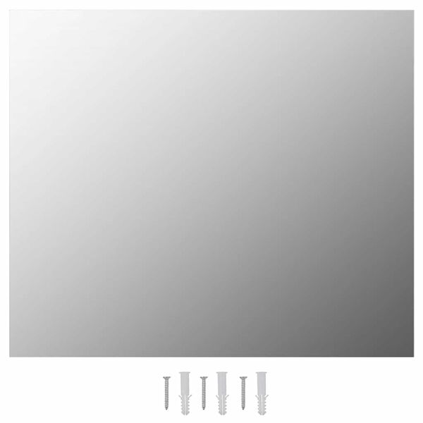 vidaXL フレームレスミラー 70x50cm ガラス製