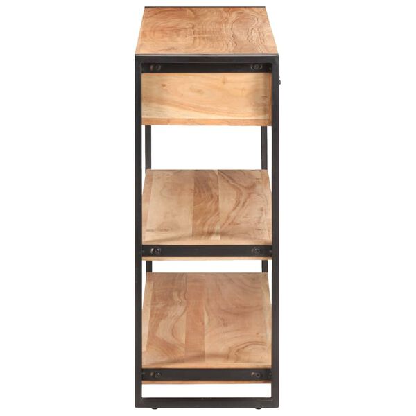 vidaXL サイドボード 120x30x75cm アカシア無垢材