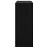 vidaXL サイドボード 黒色 60x30x75cm パーティクルボード