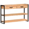 vidaXL サイドボード 120x30x75cm アカシア無垢材