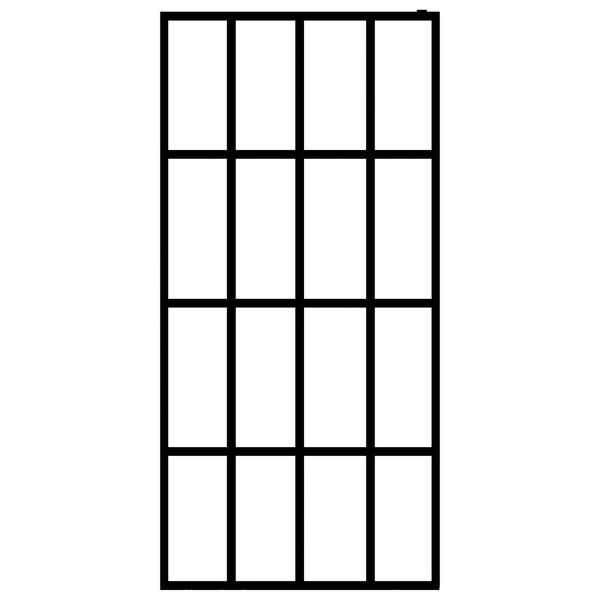 vidaXL ウォークインシャワースクリーン フロスト加工 強化ガラス 140x195cm