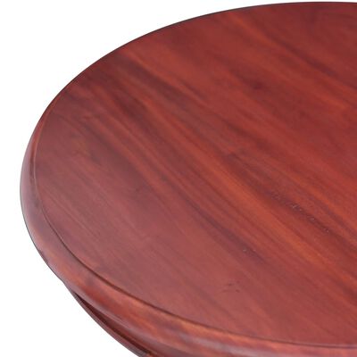 vidaXL サイドテーブル ブラウン 50 x 50 x 65 cm マホガニー無垢材