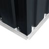 vidaXL ガーデン収納小屋 アントラシート スチール製
