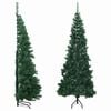 vidaXL コーナー用 人工クリスマスツリー　180 cm PVC
