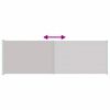 vidaXL パティオ用 引き込み式サイドオーニング 200x600cm グレー