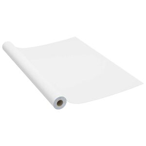 vidaXL 家具フィルム 裏面接着剤付き 2点 ホワイト 500x90cm PVC製