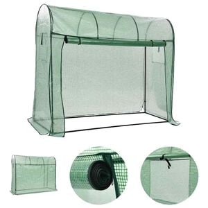vidaXL vidaX 温室 ジッパー付きドア 200x80x170cm
