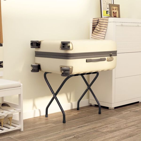 vidaXL ラゲッジラック ブラック 56x40x49 cm