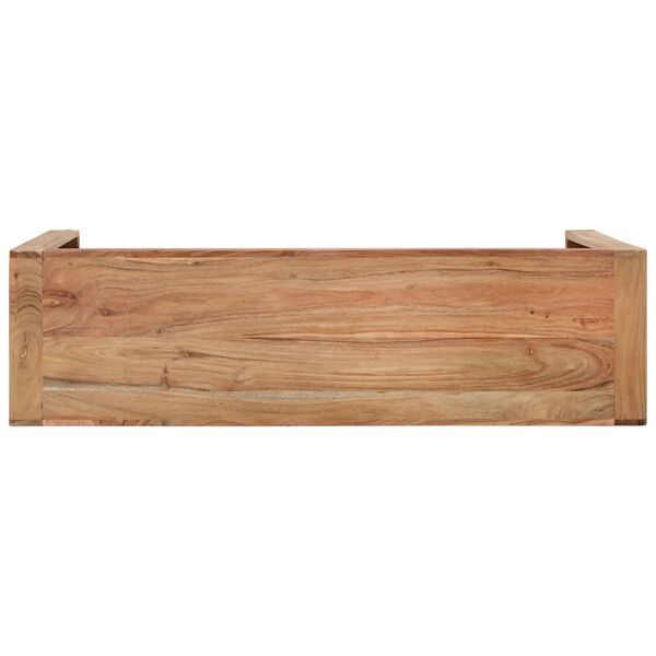 vidaXL コンソールテーブル 110x30x76cm アカシア無垢材