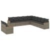 vidaXL Patio Sofa Set 11人掛け Grey