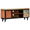 vidaXL TVキャビネット 120x30x45cm 無垢の再生木材