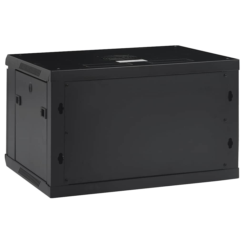 【特価商品】vidaXL 6Uネットワークラック 壁掛け 600x450x350 vidaXL 6U壁かけネットワークキャビネット 19インチ IP20 600x450x350