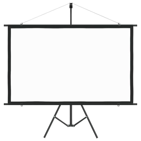 vidaXL プロジェクタースクリーン 三脚付き 72インチ 16:9