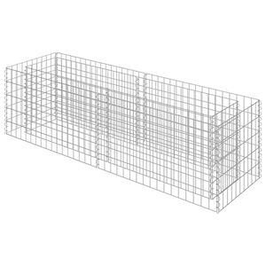 vidaXL カビオン レイズドベッド 亜鉛メッキ鋼製 180x50x50cm