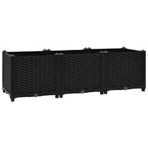 vidaXL レイズドベッド 120x40x38 cm ポリプロピレン製