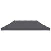 vidaXL パーティーテント専用ルーフ 3x6 m アントラシート
