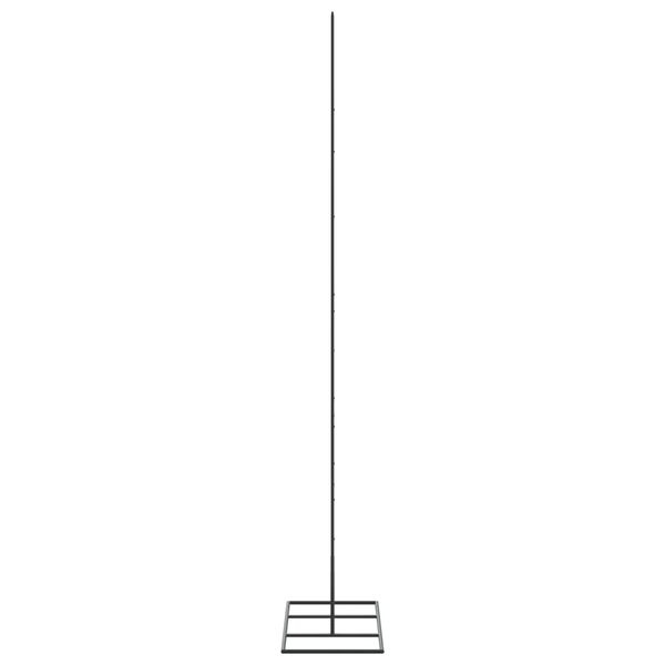 vidaXL 金属製クリスマスツリー デコレーション用 ブラック 150cm