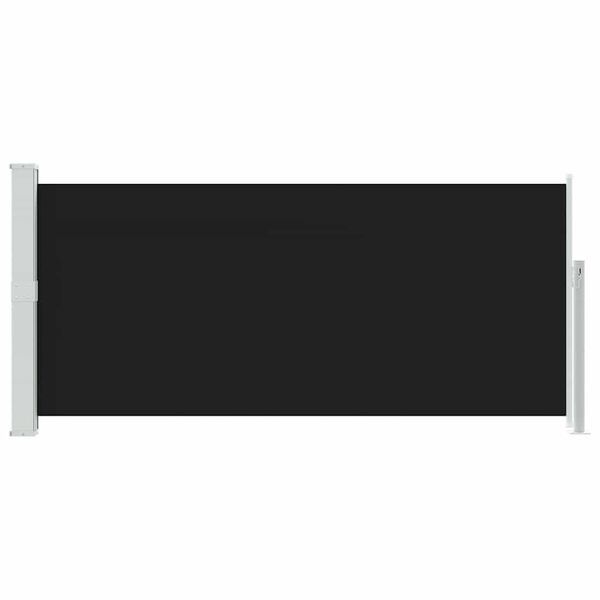 vidaXL 引き込み式サイドオーニング 140x300cm ブラック