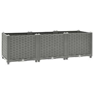 vidaXL レイズドベッド 120x40x38cm ポリプロピレン製