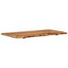 vidaXL 洗面化粧台トップ アカシア無垢材 100x55x2.5cm