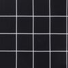 vidaXL パレットクッション ブラックチェック柄 80x80x12 cm ファブリック