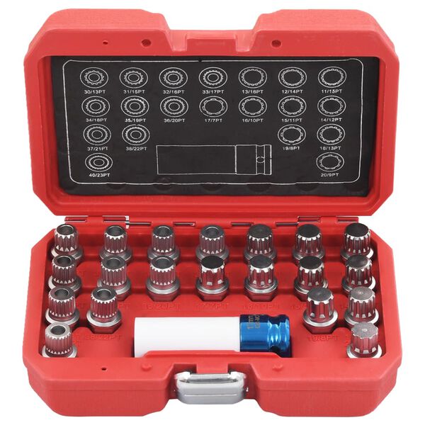 vidaXL リムロックソケット 21点セット BMW専用